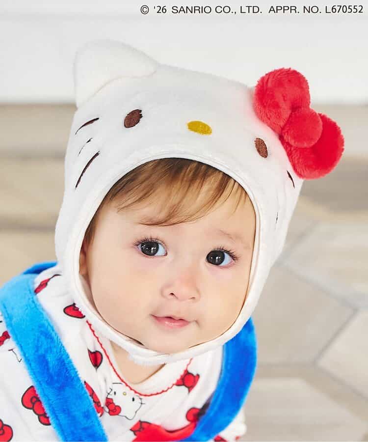日本直送 apres les cours x Sanrio 毛毛帽 46-48cm 初生嬰兒 帽系列 萬聖節 Cosplay服裝 Halloween攪鬼特輯