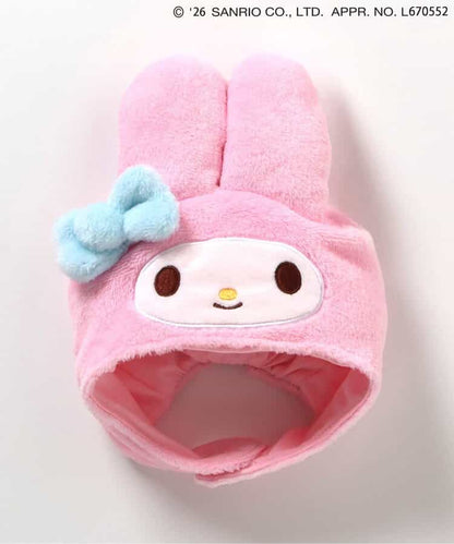 日本直送 apres les cours x Sanrio 毛毛帽 46-48cm 初生嬰兒 帽系列 萬聖節 Cosplay服裝 Halloween攪鬼特輯