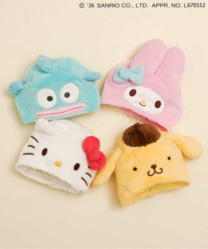 日本直送 apres les cours x Sanrio 毛毛帽 46-48cm 初生嬰兒 帽系列 萬聖節 Cosplay服裝 Halloween攪鬼特輯