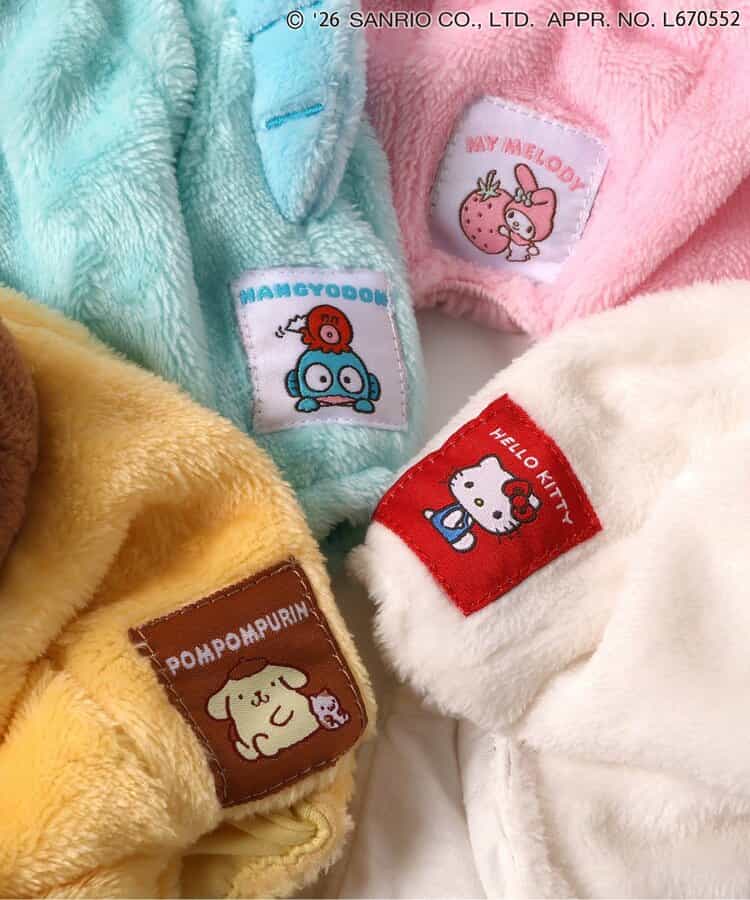 日本直送 apres les cours x Sanrio 毛毛帽 46-48cm 初生嬰兒 帽系列 萬聖節 Cosplay服裝 Halloween攪鬼特輯