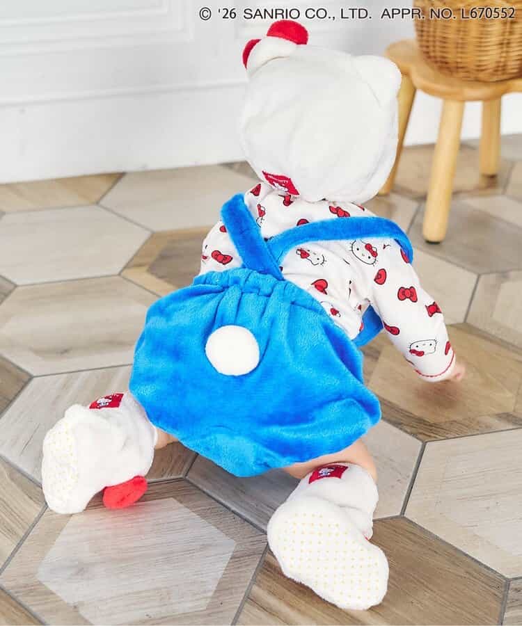 日本直送 apres les cours x Sanrio 毛毛BB鞋 10-12cm 初生嬰兒 鞋系列 其他品牌 萬聖節 Cosplay服裝 Halloween攪鬼特輯