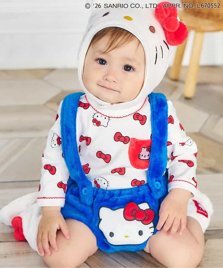 日本童裝 apres les cours x Sanrio 背帶燈籠褲 70-80cm 男童款/女童款 初生嬰兒 秋季 Jumpsuit  萬聖節 Cosplay服裝 Halloween攪鬼特輯