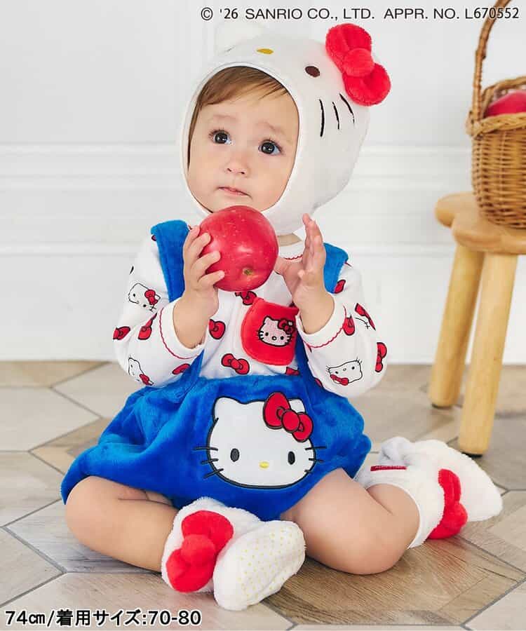 日本童裝 apres les cours x Sanrio 背帶燈籠褲 70-80cm 男童款/女童款 初生嬰兒 秋季 Jumpsuit  萬聖節 Cosplay服裝 Halloween攪鬼特輯