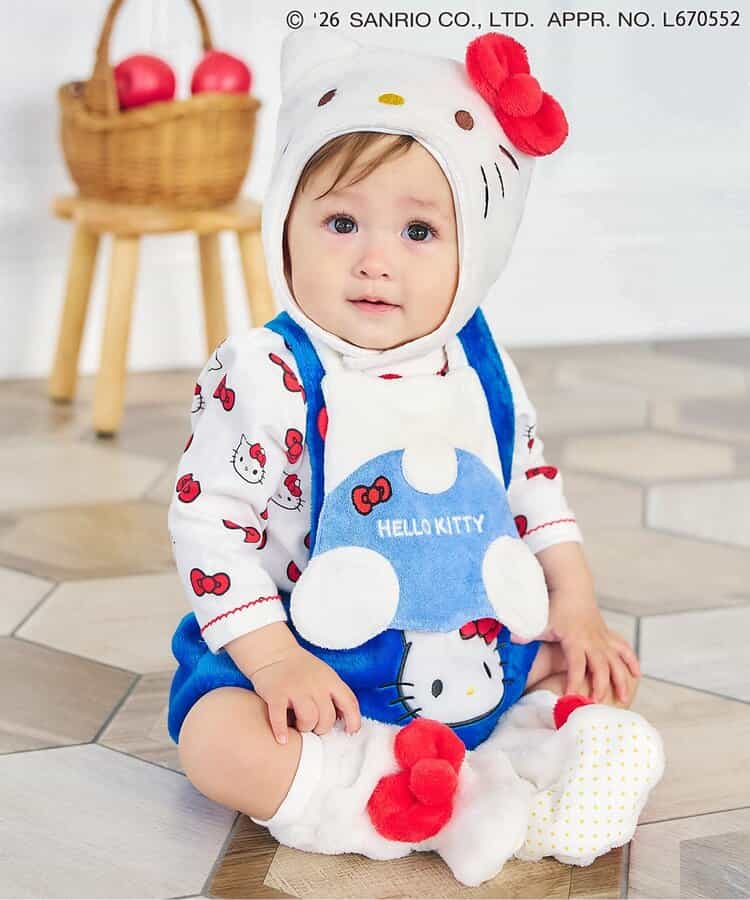 日本童裝 apres les cours x Sanrio 背帶燈籠褲 70-80cm 男童款/女童款 初生嬰兒 秋季 Jumpsuit  萬聖節 Cosplay服裝 Halloween攪鬼特輯
