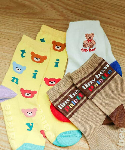 日本直送 apres les cours x tiny bear Palette 襪一套3對 10-18cm 襪系列