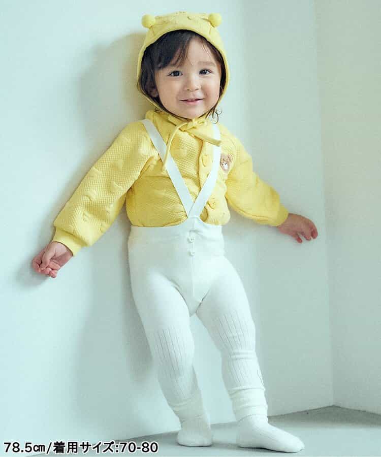 日本童裝 apres les cours x tiny bear Palette 襪褲連襪一套 70-80cm 男童款/女童款 初生嬰兒 秋季 PANTS