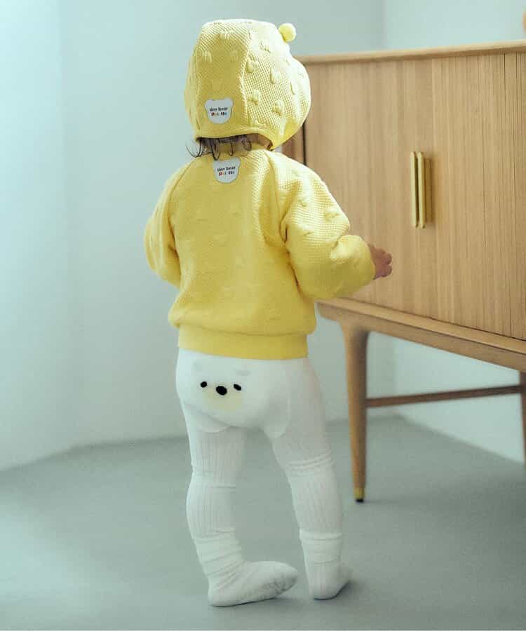 日本童裝 apres les cours x tiny bear Palette 襪褲連襪一套 70-80cm 男童款/女童款 初生嬰兒 秋季 PANTS