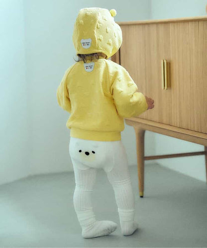 日本童裝 apres les cours x tiny bear Palette 襪褲連襪一套 70-80cm 男童款/女童款 初生嬰兒 秋季 PANTS