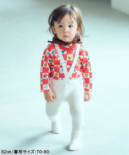 日本童裝 apres les cours x tiny bear Palette 襪褲連襪一套 70-80cm 男童款/女童款 初生嬰兒 秋季 PANTS