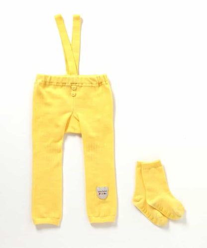 日本童裝 apres les cours x tiny bear Palette 襪褲連襪一套 70-80cm 男童款/女童款 初生嬰兒 秋季 PANTS