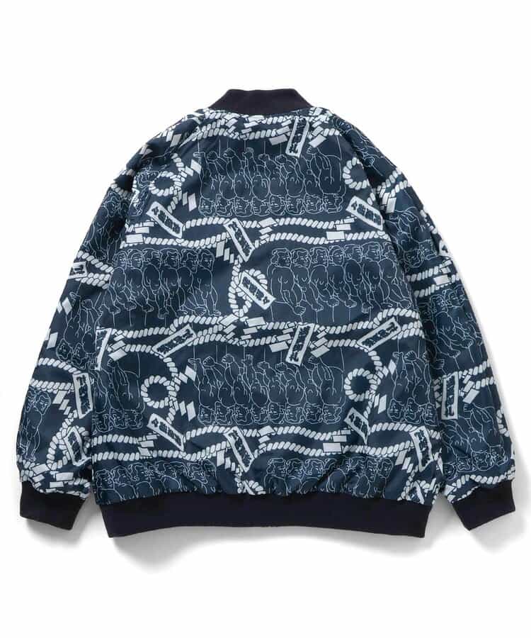 日本童裝 BREEZE SUMO 2Way 雙面兩著 日式和風刺繡棒球外套 2XL-3XL 大人款 秋季 (適合初秋、香港平均溫度、寒冷天氣）OUTERWEAR