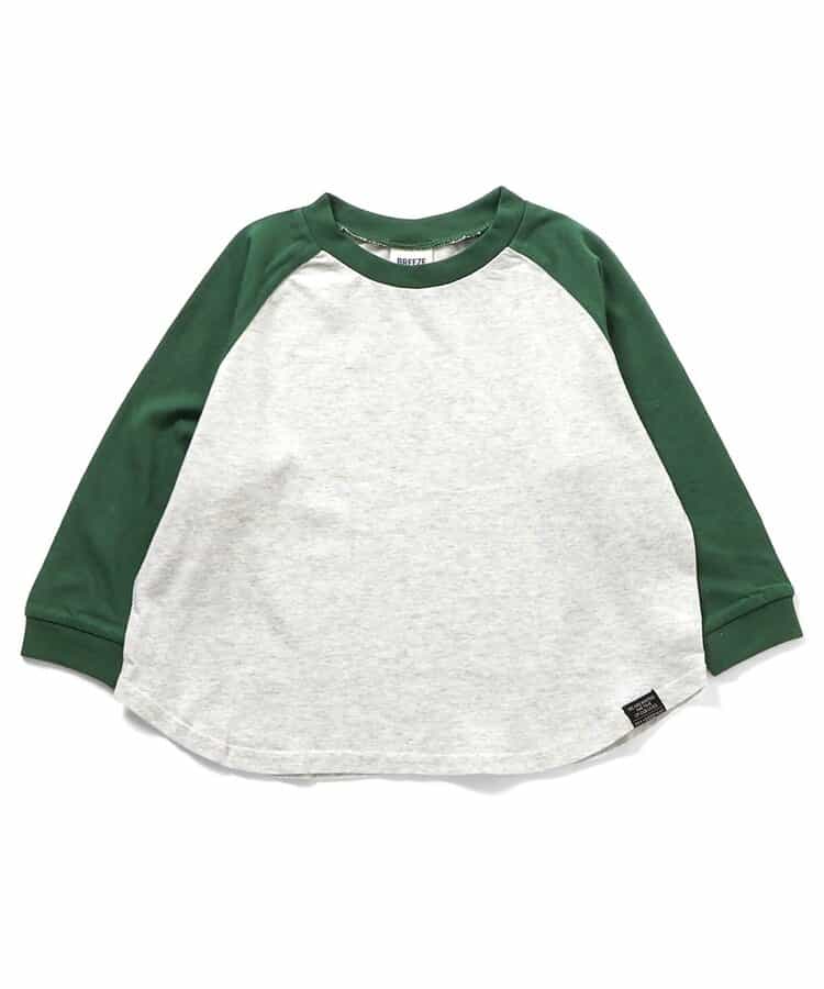 日本童裝 BREEZE 插肩袖上衣 90-160cm 男童款/女童款 秋季 TOPS