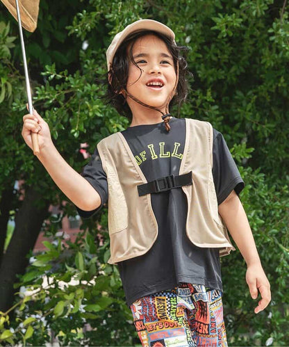 日本童裝 BREEZE 接觸冷感 防UV 假兩件夏日上衣 80-140cm 男童款/女童款 夏季 TOPS