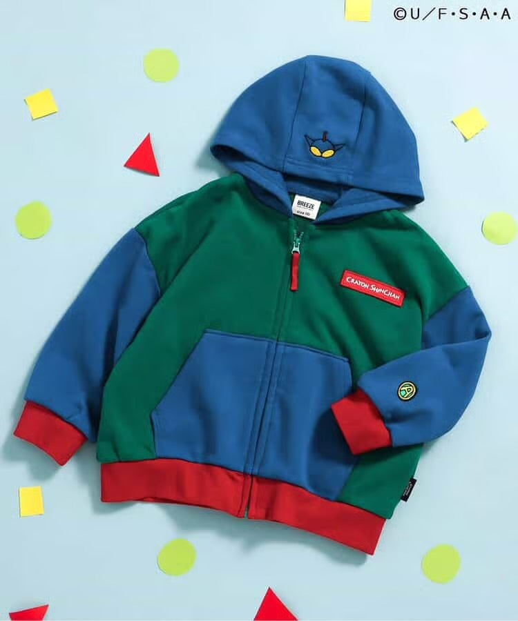 日本童裝 BREEZE x 蠟筆小新 衛衣外套 90-130cm 男童款/女童款 秋季 OUTERWEAR