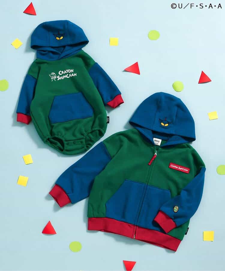 日本童裝 BREEZE x 蠟筆小新 衛衣外套 90-130cm 男童款/女童款 秋季 OUTERWEAR