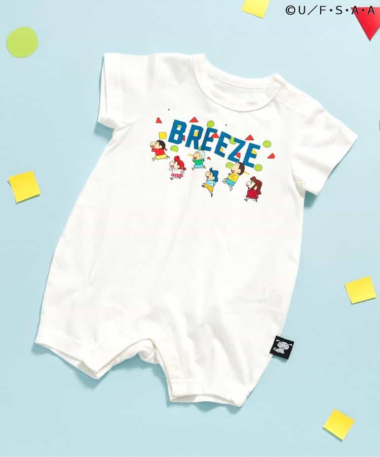 日本童裝 BREEZE x 蠟筆小新 連衣 70-80cm 男童款/女童款 初生嬰兒 夏季 Jumpsuit