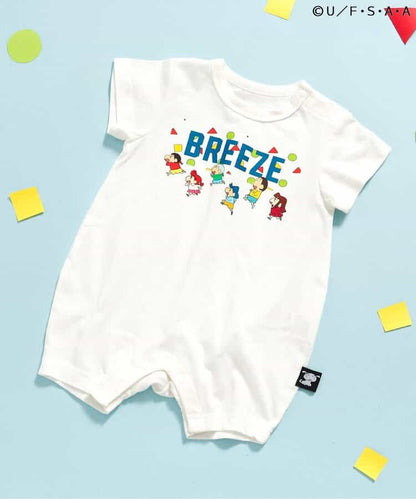 日本童裝 BREEZE x 蠟筆小新 連衣 70-80cm 男童款/女童款 初生嬰兒 夏季 Jumpsuit