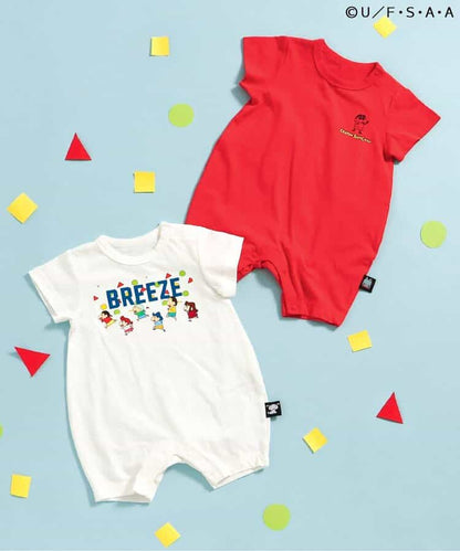日本童裝 BREEZE x 蠟筆小新 連衣 70-80cm 男童款/女童款 初生嬰兒 夏季 Jumpsuit