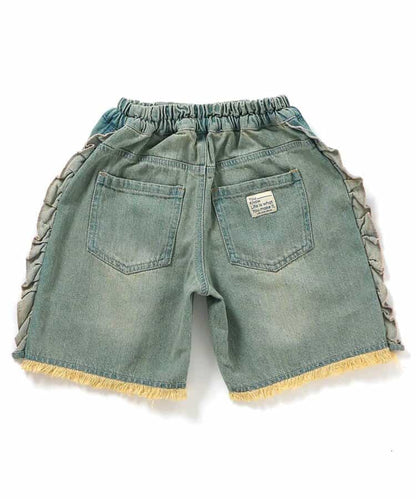 日本童裝 BREEZE 豹紋荷葉邊短褲 80-140cm 女童款 秋季 PANTS