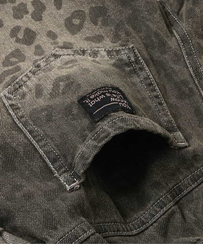 日本童裝 BREEZE 豹紋荷葉邊短褲 80-140cm 女童款 秋季 PANTS