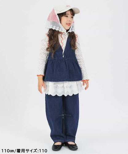 日本童裝 BREEZE 弧形牛仔褲 80-140cm 女童款 秋季 PANTS