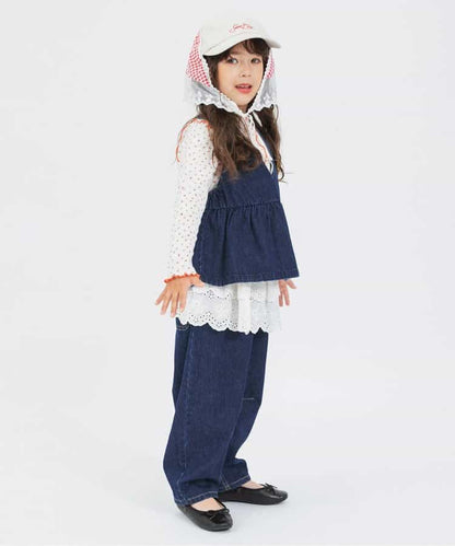 日本童裝 BREEZE 弧形牛仔褲 80-140cm 女童款 秋季 PANTS