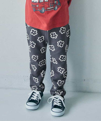 日本童裝 BREEZE 寬鬆版型全印花長褲 80-130cm 男童款/女童款 秋季 PANTS