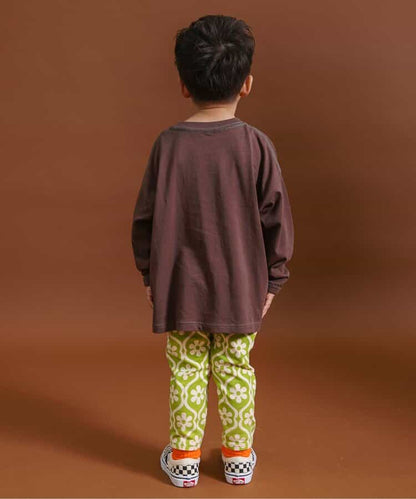 日本童裝 BREEZE 寬鬆版型全印花長褲 80-130cm 男童款/女童款 秋季 PANTS