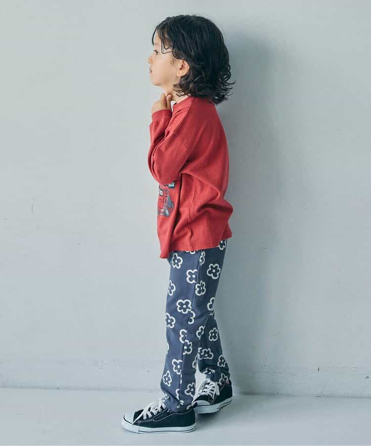 日本童裝 BREEZE 寬鬆版型全印花長褲 80-130cm 男童款/女童款 秋季 PANTS