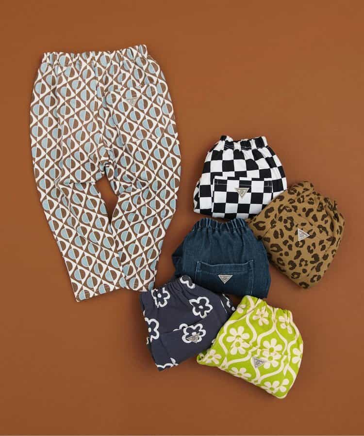 日本童裝 BREEZE 寬鬆版型全印花長褲 80-130cm 男童款/女童款 秋季 PANTS