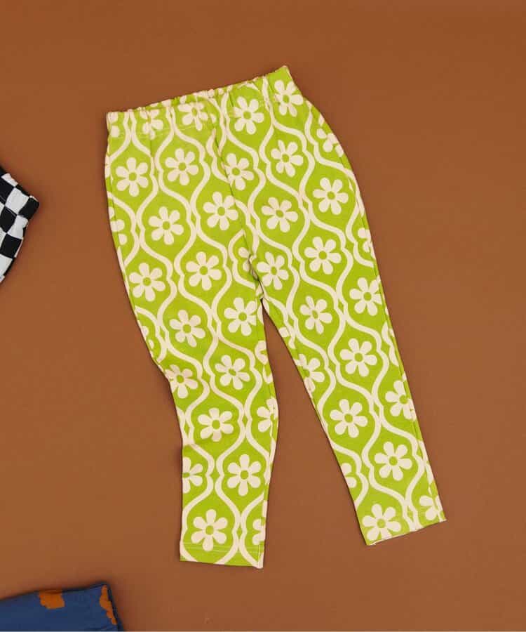 日本童裝 BREEZE 全印花緊身長褲 70-130cm 初生嬰兒 男童款/女童款 秋季 PANTS