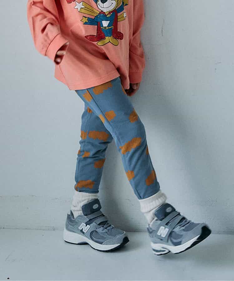 日本童裝 BREEZE 全印花緊身長褲 70-130cm 初生嬰兒 男童款/女童款 秋季 PANTS