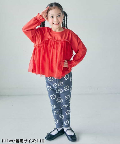 日本童裝 BREEZE 全印花緊身長褲 70-130cm 初生嬰兒 男童款/女童款 秋季 PANTS