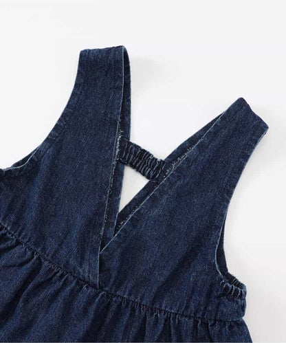 日本童裝 BREEZE 牛仔背心 80-140cm 女童款 秋季 TOPS