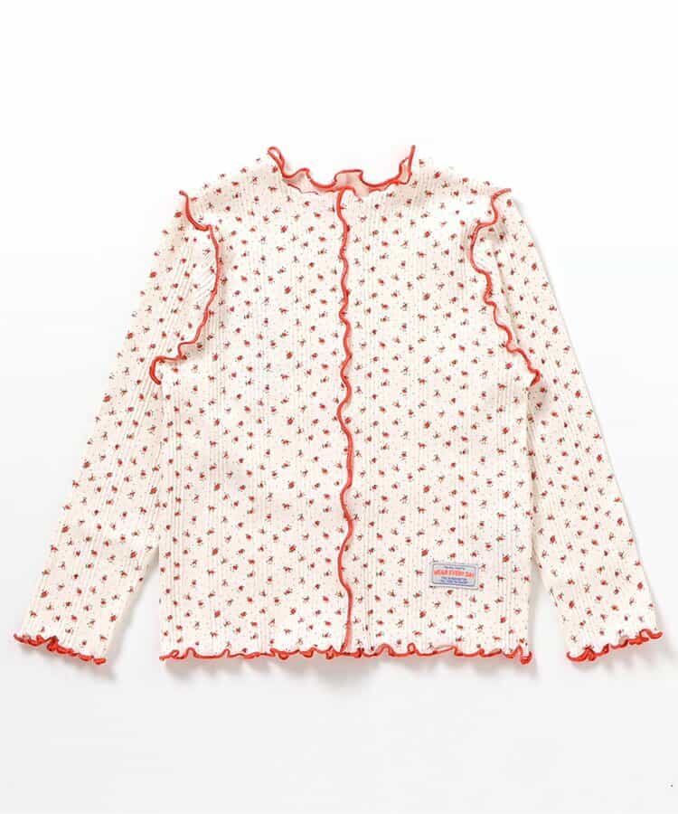 日本童裝 BREEZE 木耳邊上衣 80-140cm 女童款 秋季 TOPS