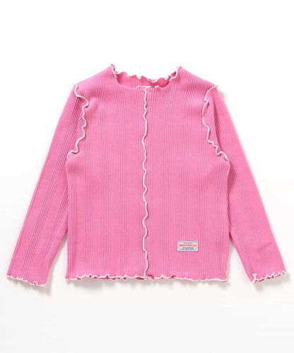 日本童裝 BREEZE 木耳邊上衣 80-140cm 女童款 秋季 TOPS