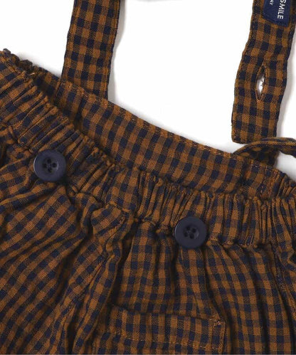日本童裝 BREEZE 吊帶燈籠褲 70-80cm 初生嬰兒 男童款 秋季 Jumpsuit