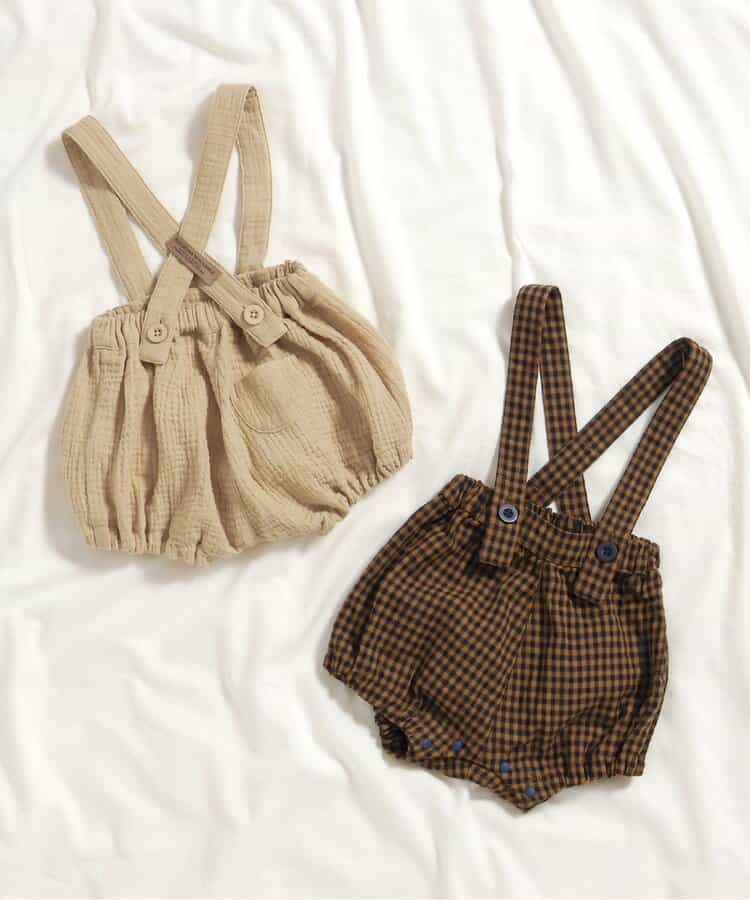 日本童裝 BREEZE 吊帶燈籠褲 70-80cm 初生嬰兒 男童款 秋季 Jumpsuit