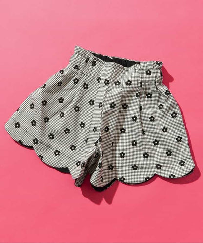 日本童裝 BREEZE 荷葉邊短褲 80-140cm 女童款 秋季  PANTS 聖誕紅/新年紅