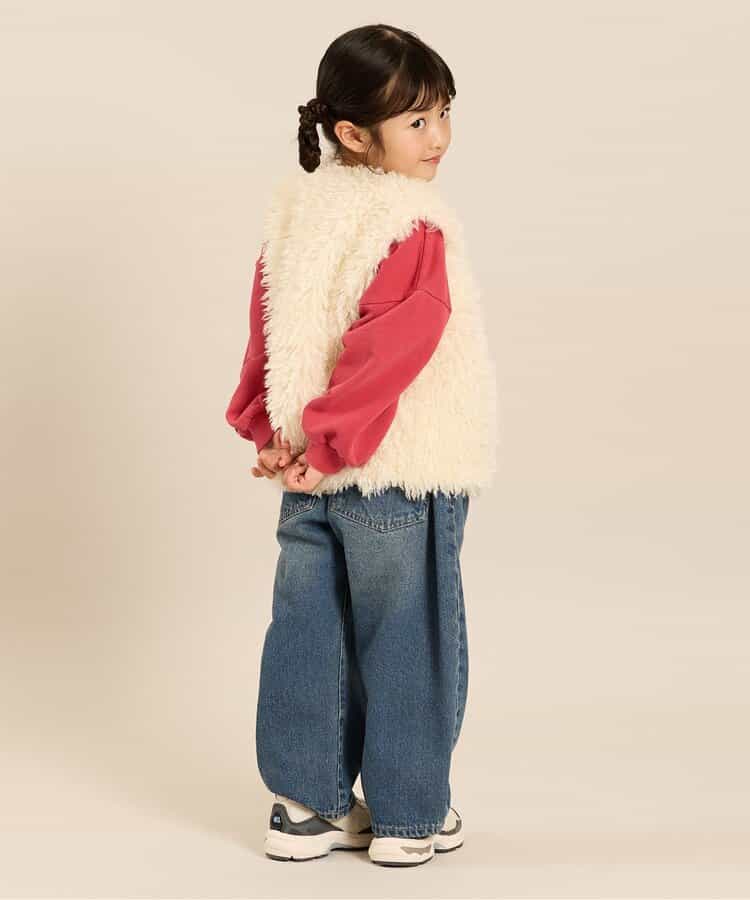 日本童裝 BREEZE 做舊牛仔褲 90-140cm 男童款/女童款 秋季 PANTS