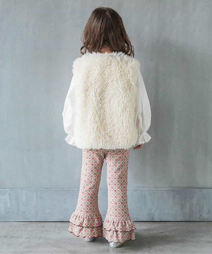 日本童裝 BREEZE 毛毛背心外套 80-130cm 女童款 秋季 OUTERWEAR