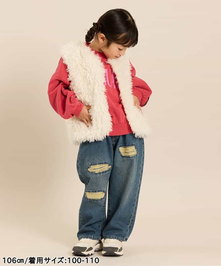 日本童裝 BREEZE 毛毛背心外套 80-130cm 女童款 秋季 OUTERWEAR