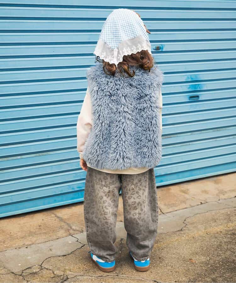 日本童裝 BREEZE 毛毛背心外套 80-130cm 女童款 秋季 OUTERWEAR