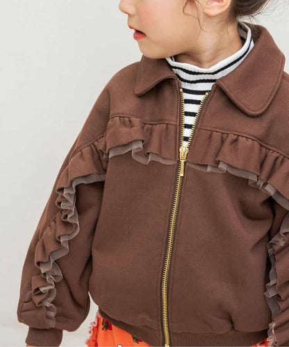 日本童裝 BREEZE 荷葉邊外套 80-140cm 女童款 秋季 OUTERWEAR
