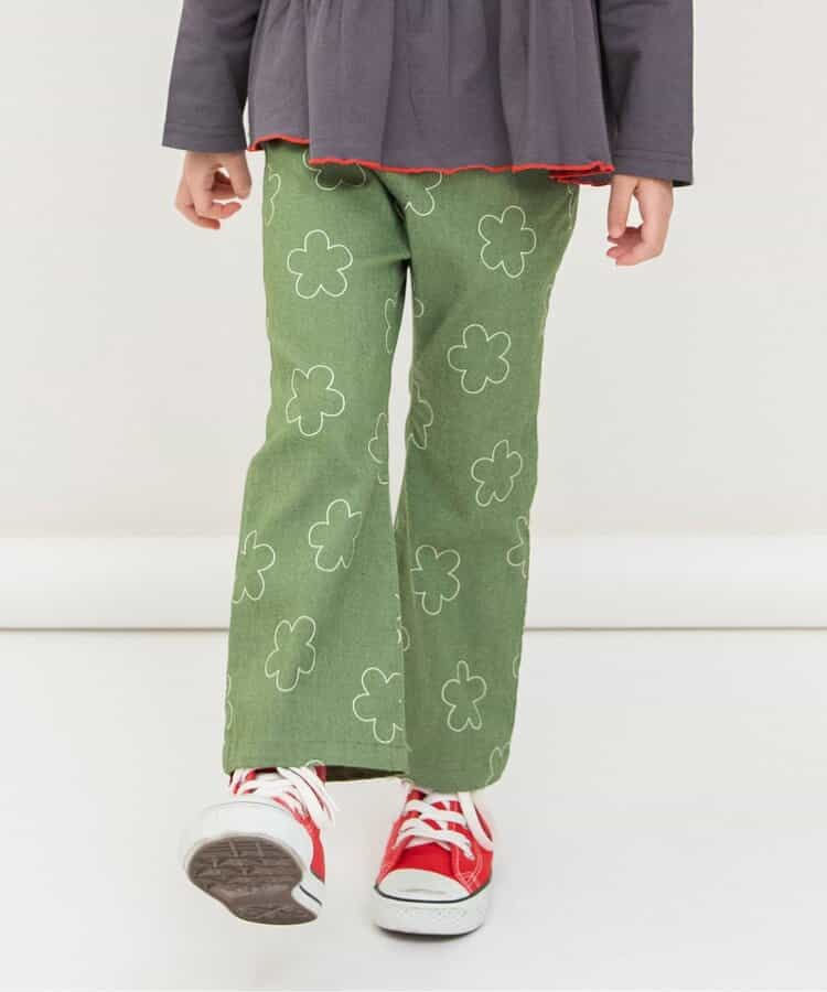 日本童裝 BREEZE 彈力喇叭褲 80-140cm 女童款 秋季 PANTS