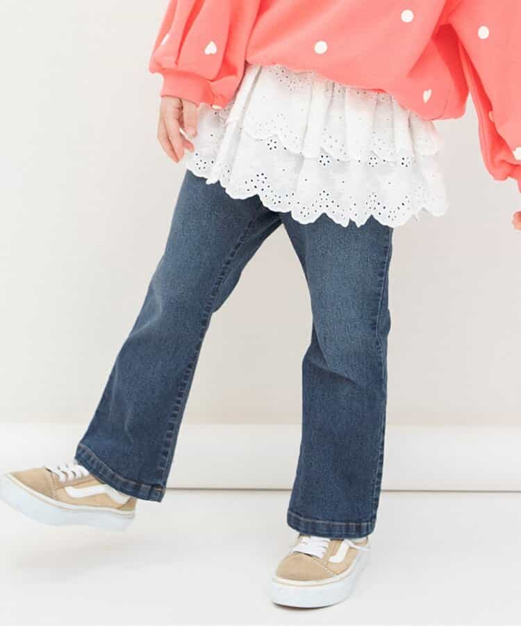 日本童裝 BREEZE 彈力喇叭褲 80-140cm 女童款 秋季 PANTS