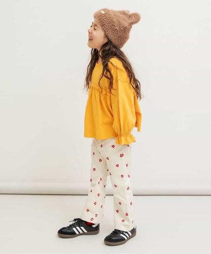 日本童裝 BREEZE 彈力喇叭褲 80-140cm 女童款 秋季 PANTS
