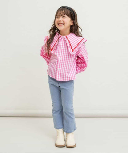 日本童裝 BREEZE 彈力喇叭褲 80-140cm 女童款 秋季 PANTS