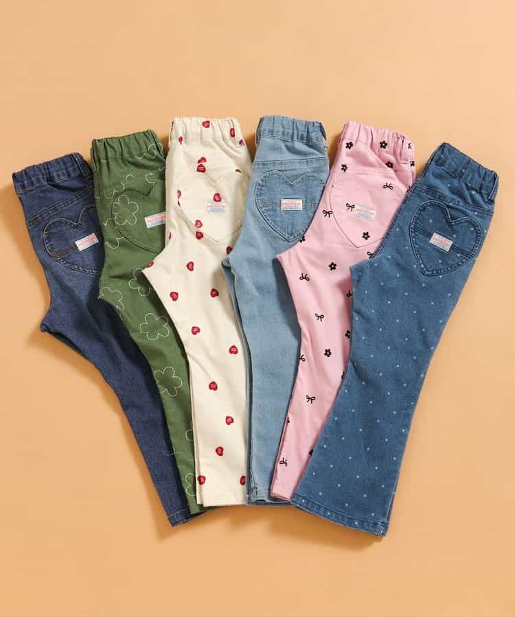 日本童裝 BREEZE 彈力喇叭褲 80-140cm 女童款 秋季 PANTS