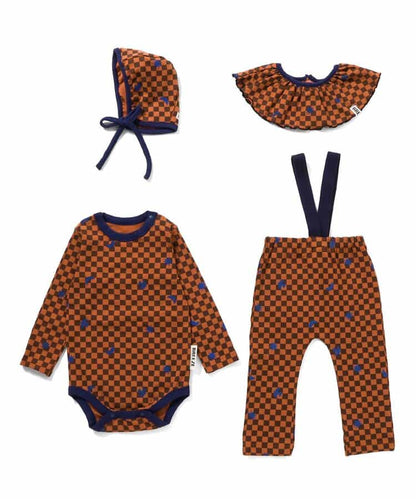 日本童裝 BREEZE 禮盒4件套裝 70-80cm 男童款/女童款 初生嬰兒 秋季 Jumpsuit